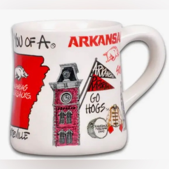 Magnolia Lane Arkansas Mug, Hog Coffee Cup, Campus Coffee Cup, Fayetteville Mug - Picture 2 of 2